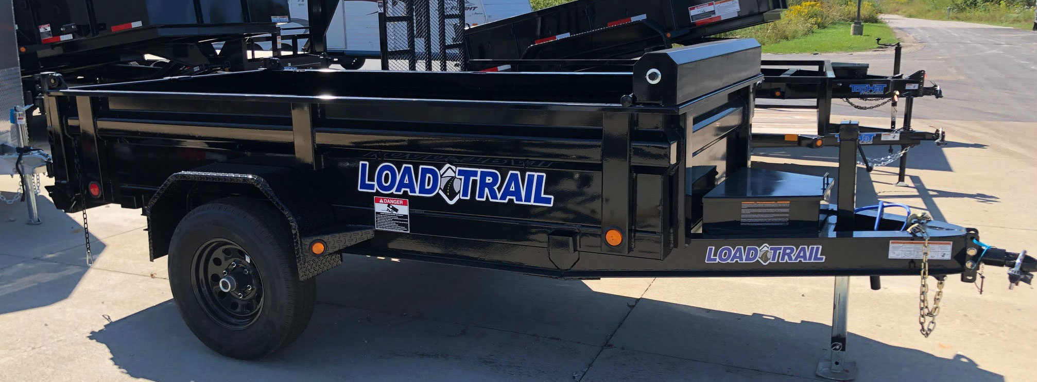 Home Ironman Ent Load Trail dump equipment and utility trailers and