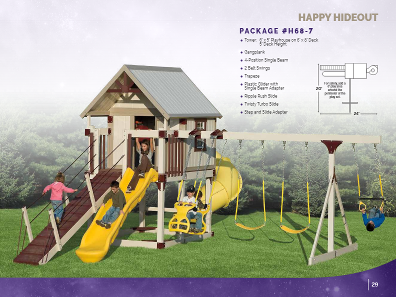 Vinyl Swing Sets Outdoor furniture and sheds in Farmingdale NY at JPD