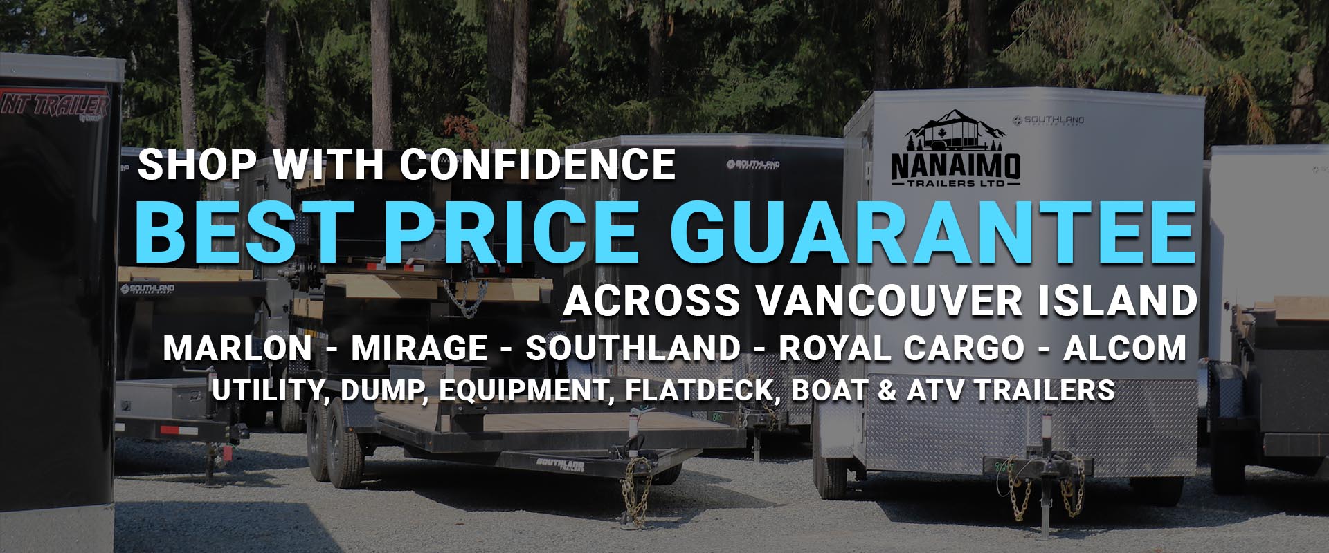 Home Nanaimo Trailers Dump, Cargo, Utility Trailer Sales in BC, Canada