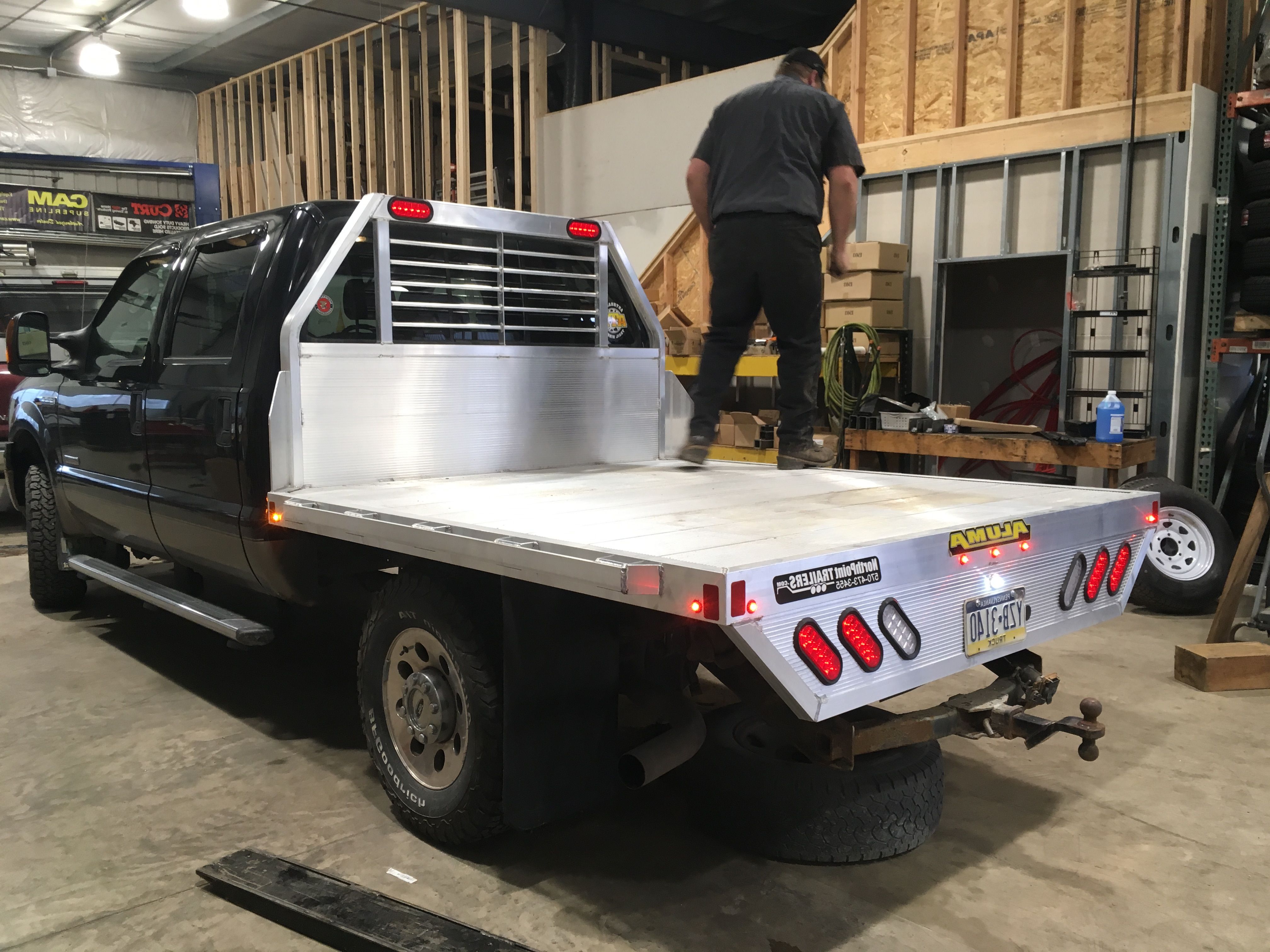 Truck Bed Installs NorthPoint Trailers Aluma and ATC Enclosed Car