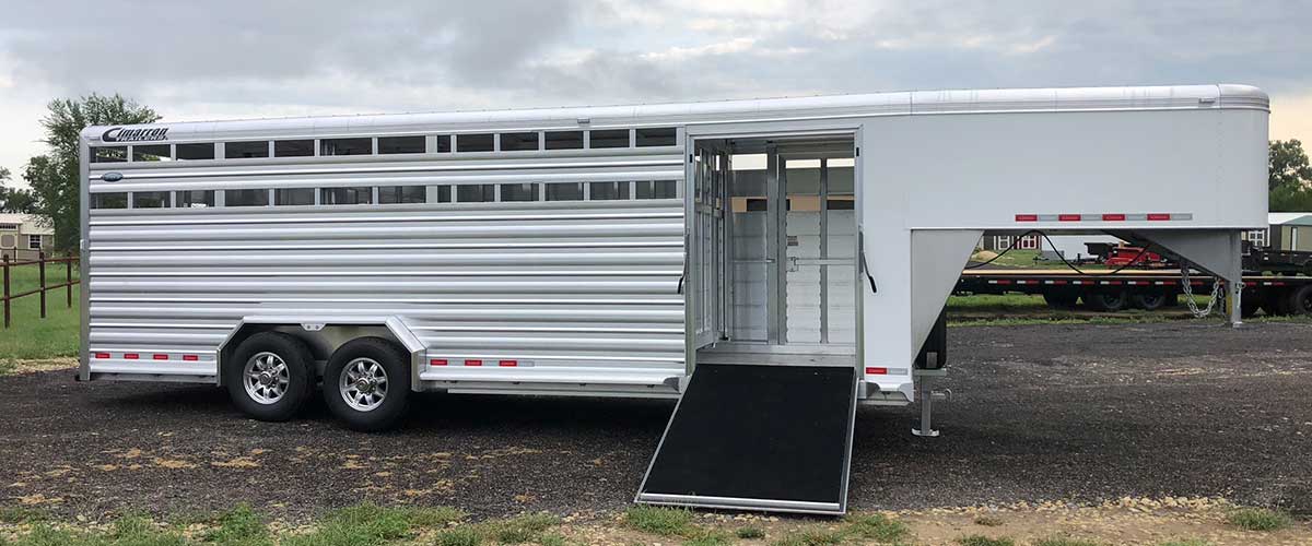 Home Open Range Trailers in Kansas Kansas Cimarron Stock and Horse