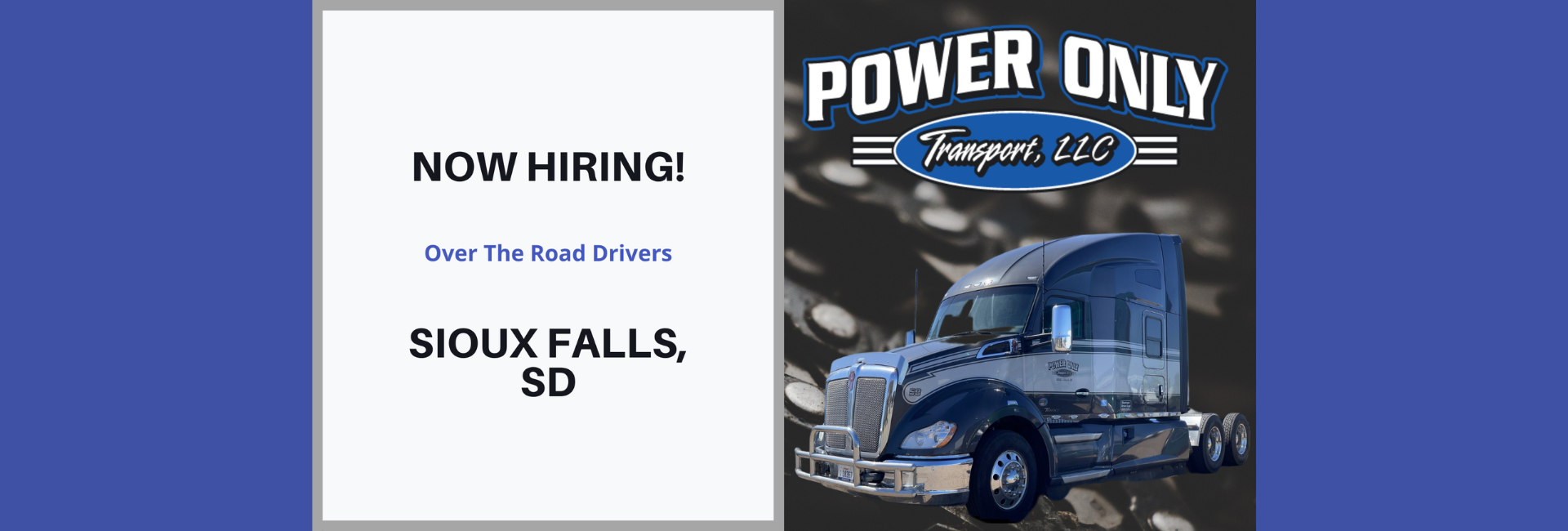 Home Power Only Transport Hauling Services & Trailer Sales