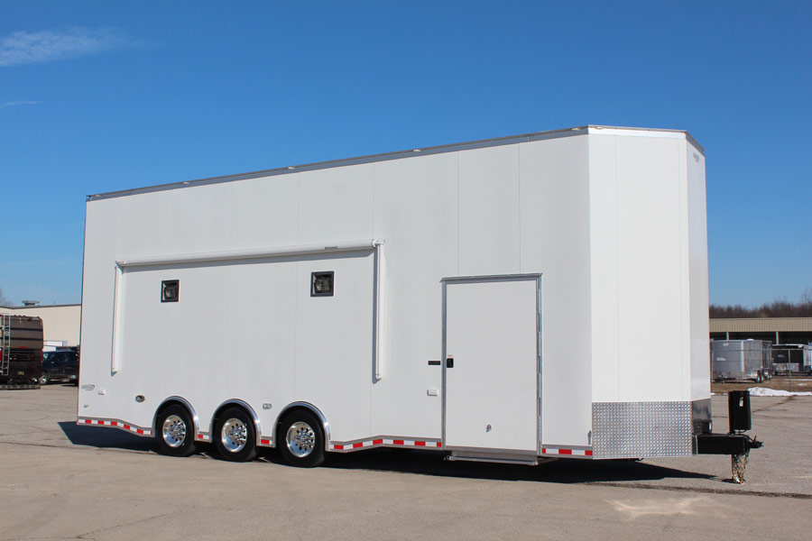 Steel Race Haulers Custom Enclosed and Open Trailers
