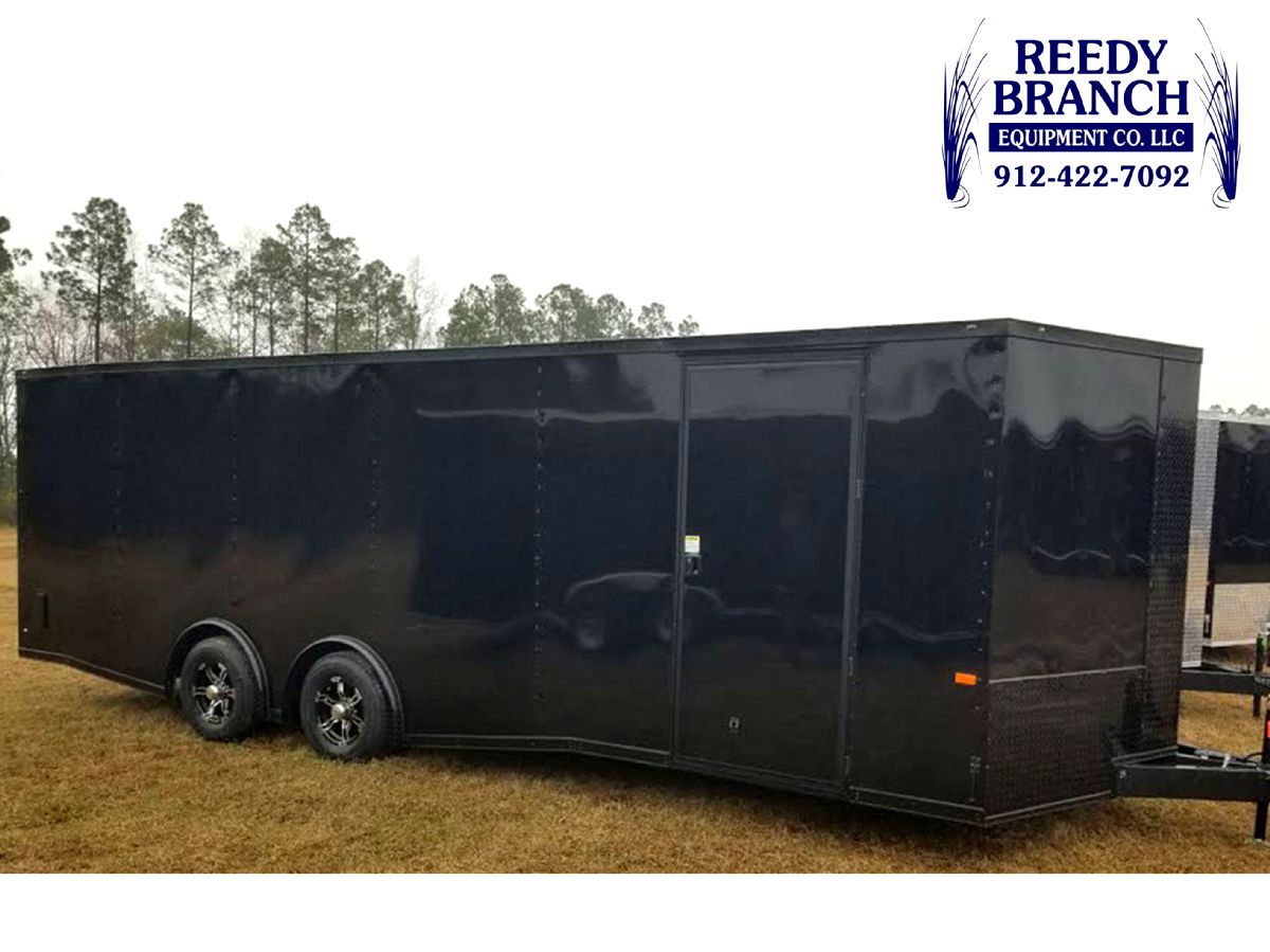 8.5x24 enclosed cargo trailer black Pensacola Florida