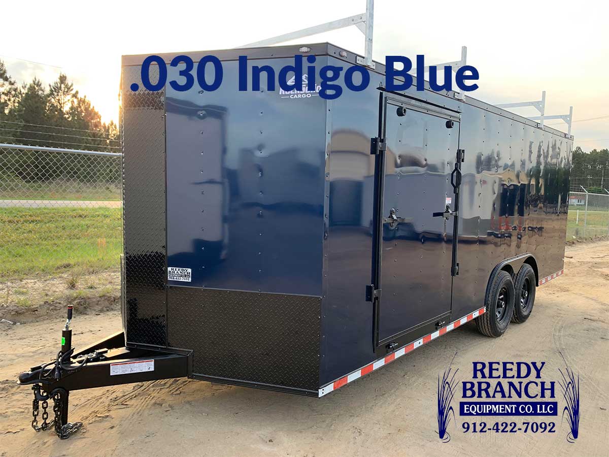 .030 Indigo Blue Cargo Trailer