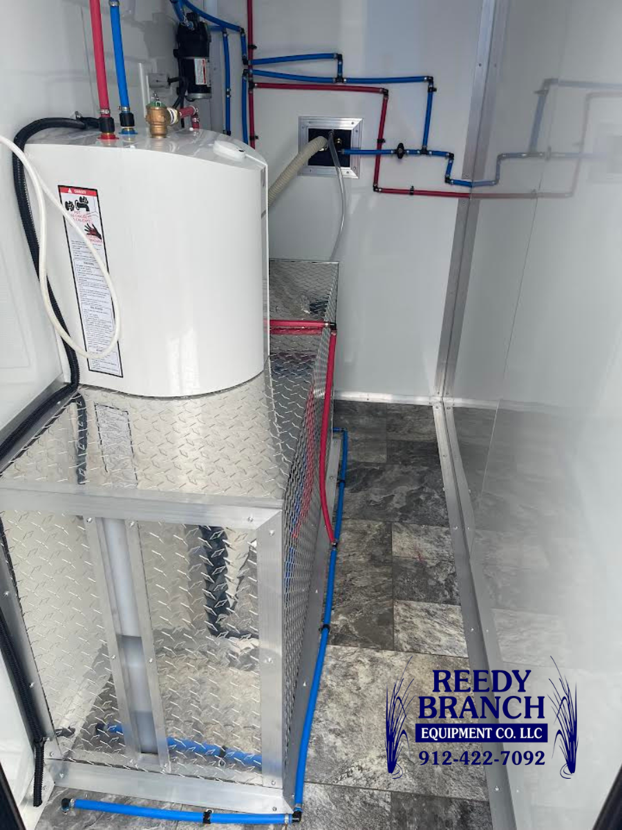 Portable restroom trailer