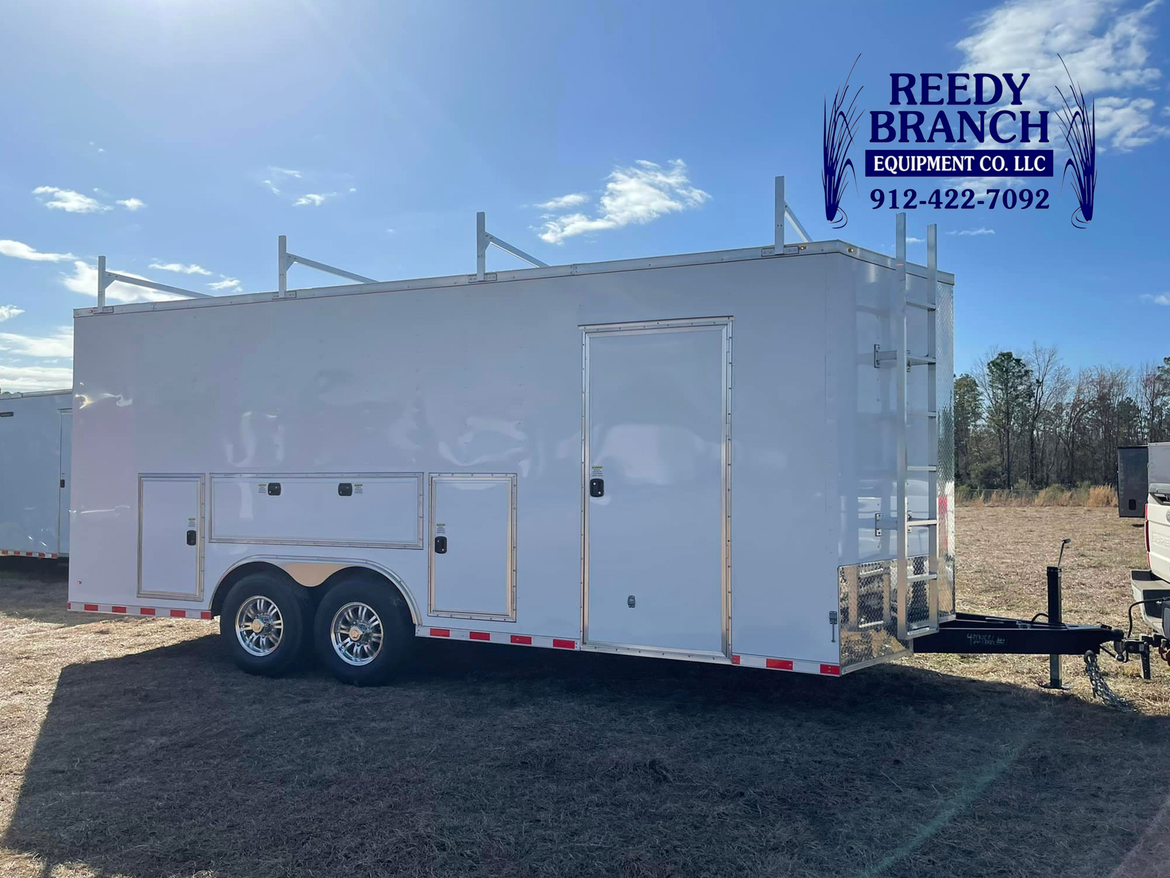 White Enclosed Cargo Trailer Miami Florida