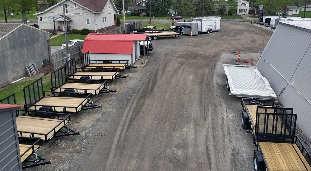 Home Trailers in Richmond OH Flatbed Utility and Dump Trailers Trailer Dealer in Weirton