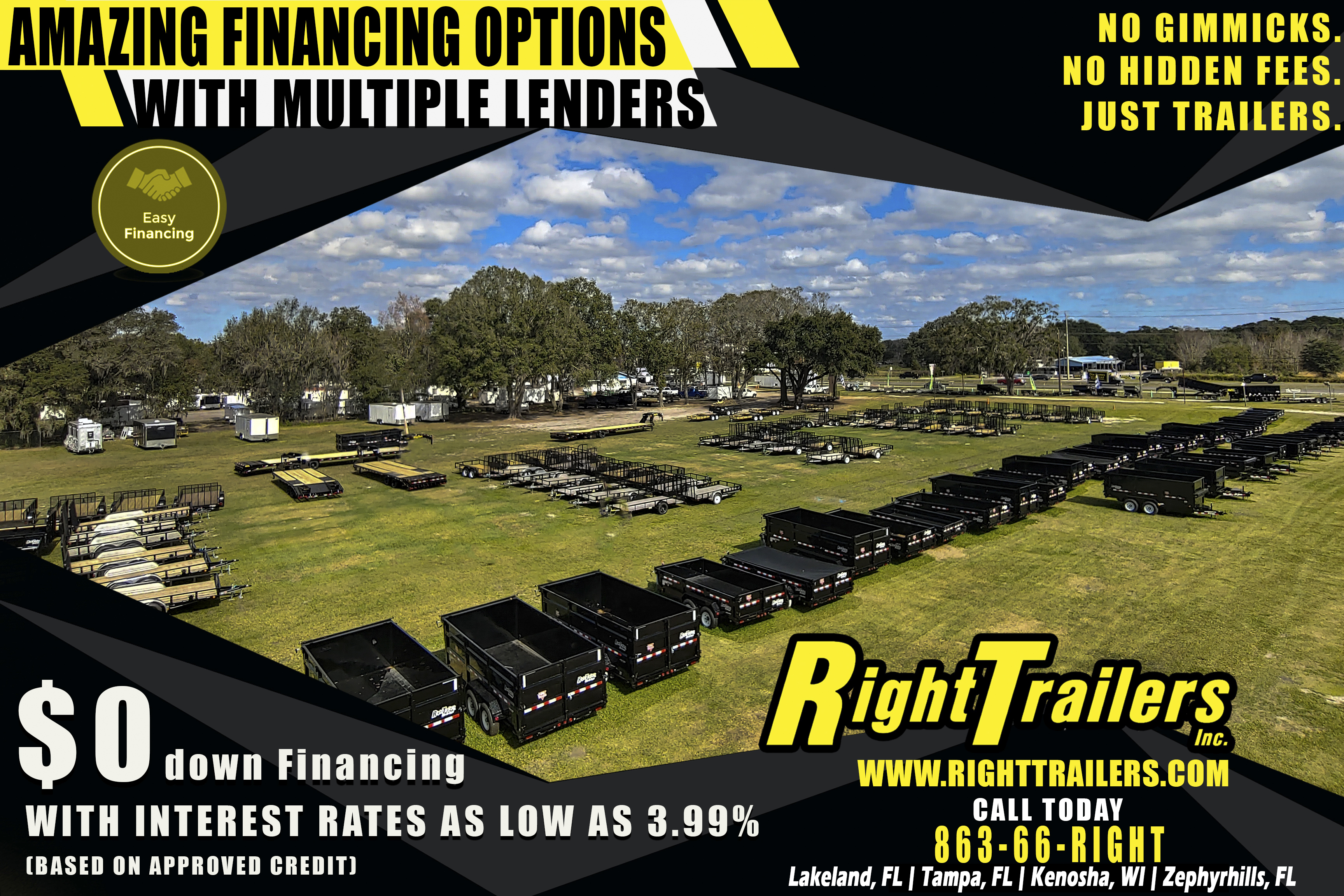 Home Right Trailers New And Used Cargo Flatbed And Dump