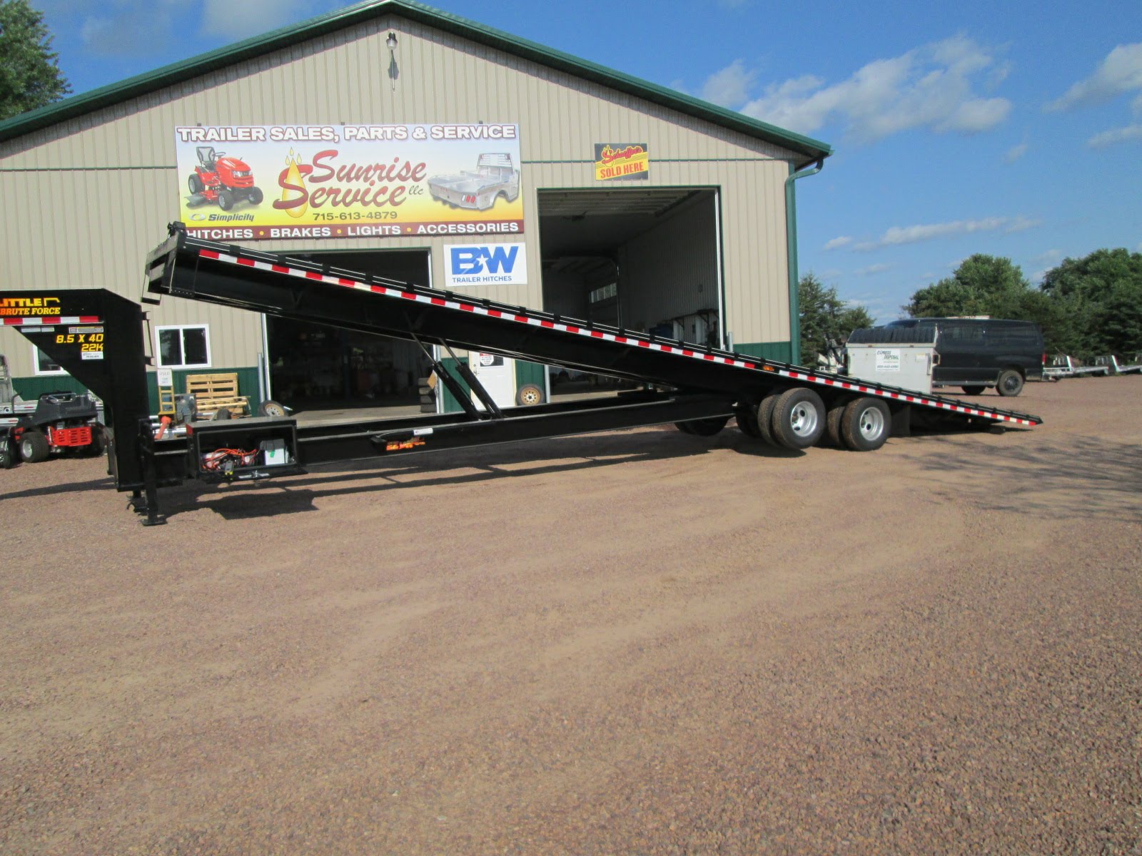 Custom Work Sunrise Services Trailers in Unity Wi near Eau Claire WI