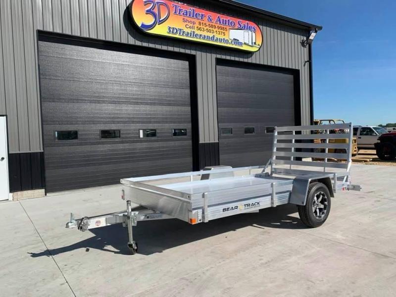 2022 Bear Track 76" X 12' All Aluminum Utility Trailer w/ Straight Gate 2022 Bear Track 76" X 12' All Aluminum Utility Trailer w/ Straight Gate