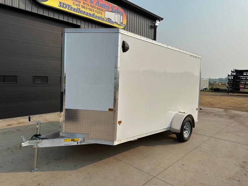 2024 Triton Trailers 6' X 12' X 6'7" Stealth Ramp Door Aluminum