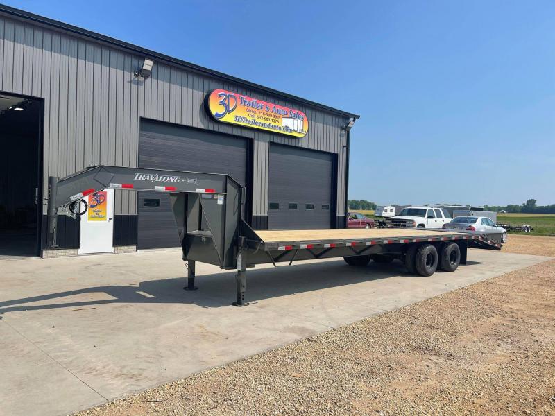 2021 Travalong 31' Gooseneck Deckover 24K GVWR w/ Full Width Ramps 2021 Travalong 31' Gooseneck Deckover 24K GVWR w/ Full Width Ramps