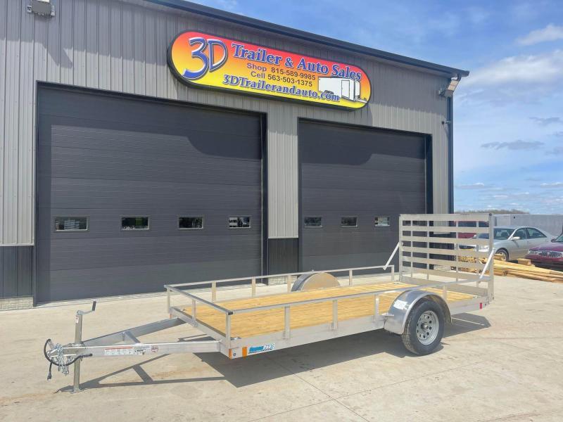 2022 Alcom 6.5' X 14' High Country Aluminum Utility Trailer w/ Wood Deck 2022 Alcom 6.5' X 14' High Country Aluminum Utility Trailer w/ Wood Deck