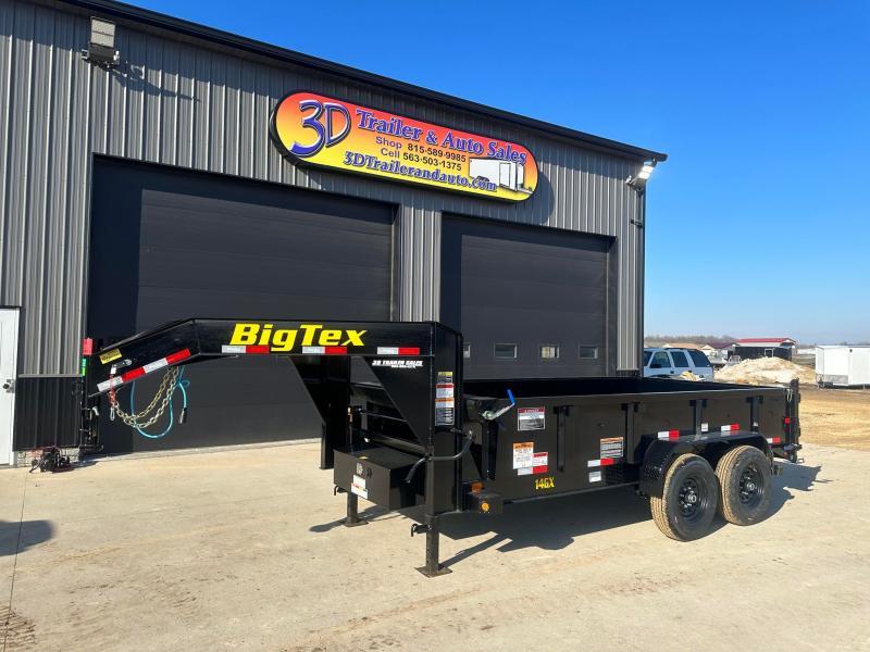 2024 Big Tex Trailers 14' 15.9K GOOSENECK Dump Trailer 3d Trailer & Auto Your local Clinton