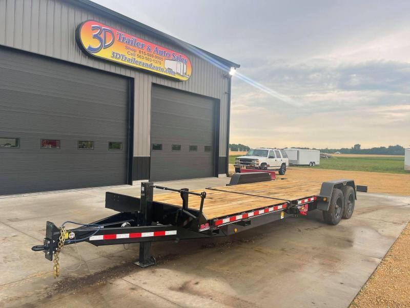 2022 B-B 24' 20K SPLIT TILT Equipment Trailer 8' STATIONARY 16' TILT 2022 B-B 24' 20K SPLIT TILT Equipment Trailer 8' STATIONARY 16' TILT