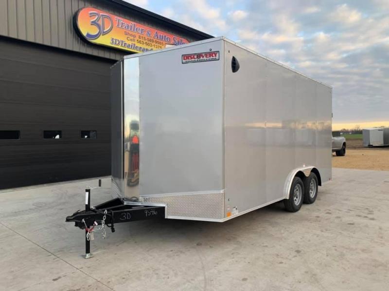 2022 Discovery 8.5' X 16' X 7' 7K CHALLENGER ET RAMP DOOR ENCLOSED CARGO TRAILER 2022 Discovery 8.5' X 16' X 7' 7K CHALLENGER ET RAMP DOOR ENCLOSED CARGO TRAILER
