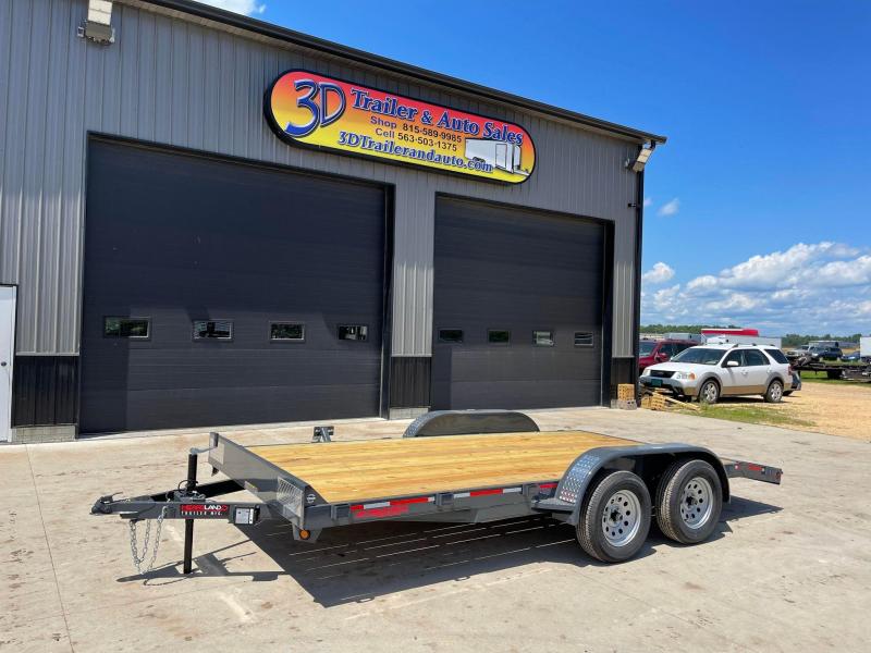 2022 Heartland 16' 7K GVWR Flat Bed Car Trailer 2022 Heartland 16' 7K GVWR Flat Bed Car Trailer