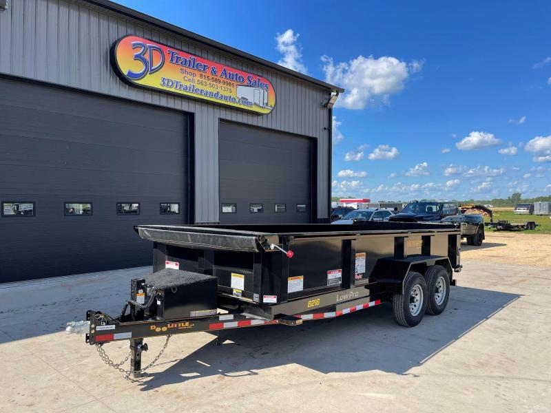 2023 Doolittle Trailer Mfg 82" X 16' 14K LOW PROFILE Dump Trailer 2023 Doolittle Trailer Mfg 82" X 16' 14K LOW PROFILE Dump Trailer