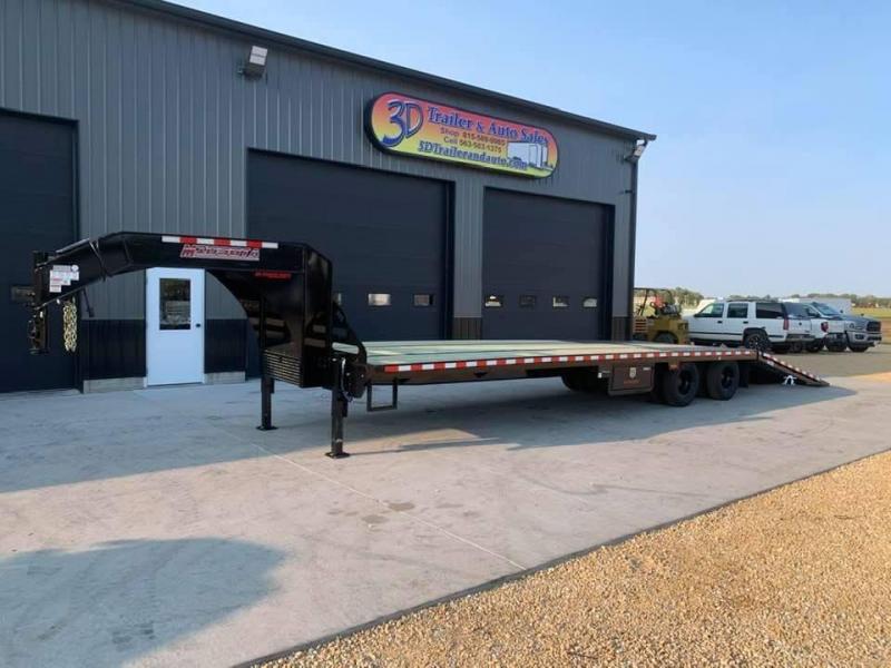 2021 Midsota FB 102" x 36' 25990LB GVWR Gooseneck Deckover Trailer w/ Hydraulic Beavertail and jacks 2021 Midsota FB 102" x 36' 25990LB GVWR Gooseneck Deckover Trailer w/ Hydraulic Beavertail and jacks