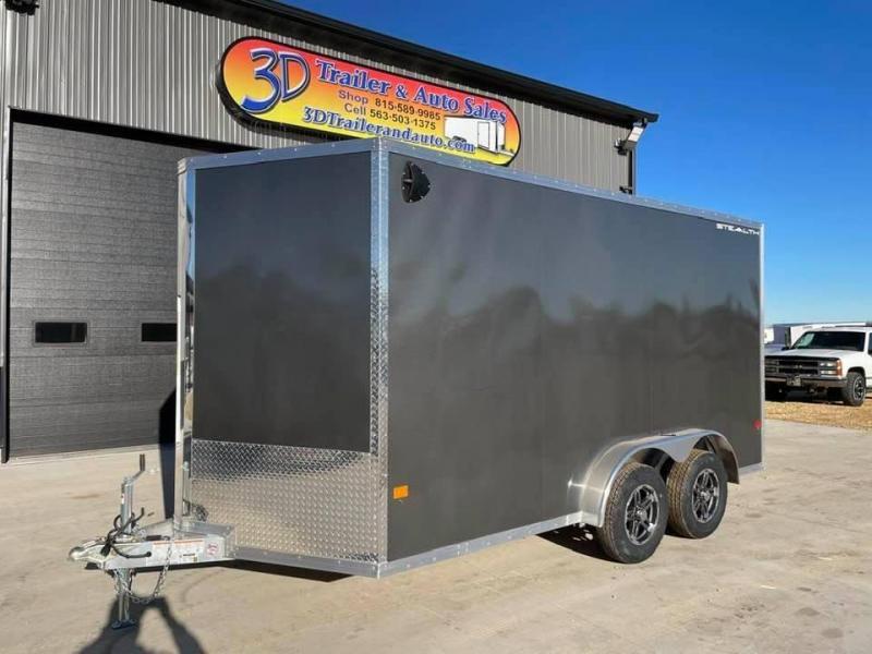 2022 CargoPro 7.5' x 14' x 6'10" Stealth Extra Tall Aluminum Cargo Enclosed Trailer w/ Ramp Door 2022 CargoPro 7.5' x 14' x 6'10" Stealth Extra Tall Aluminum Cargo Enclosed Trailer w/ Ramp Door