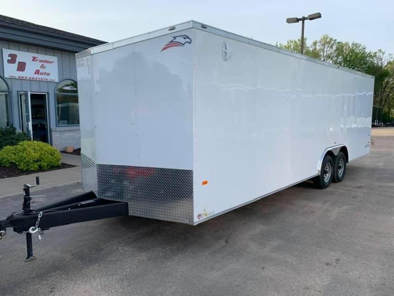 2020 AMERICAN HAULER 8.5' x 24' x 7' NIGHT HAWK 10K GVWR Race Car Enclosed Trailer 2020 AMERICAN HAULER 8.5' x 24' x 7' NIGHT HAWK 10K GVWR Race Car Enclosed Trailer