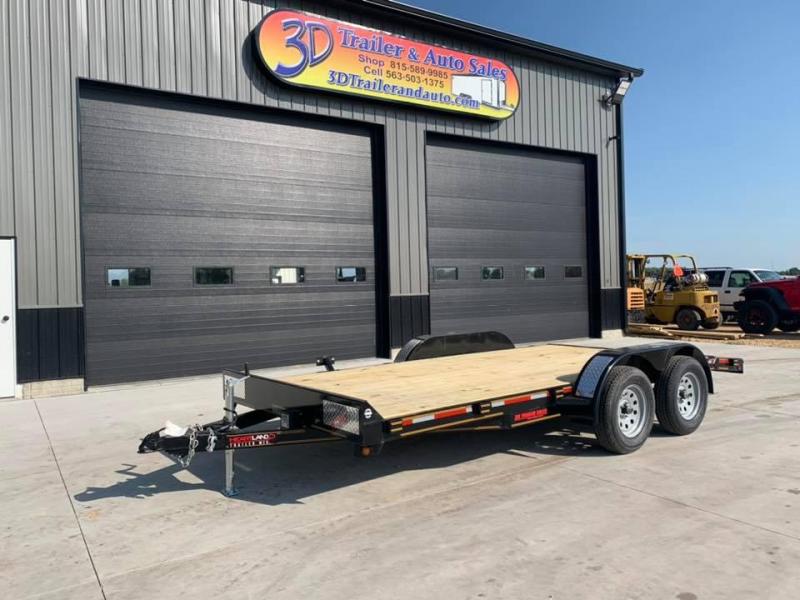2020 Heartland 16' 7K GVWR Flat Bed Car Trailer 2020 Heartland 16' 7K GVWR Flat Bed Car Trailer