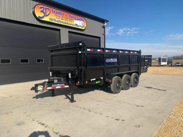 2022 Load Trail 83" x 16' 21k Heavy Duty Dump w/ 48" Sides 2022 Load Trail 83" x 16' 21k Heavy Duty Dump w/ 48" Sides