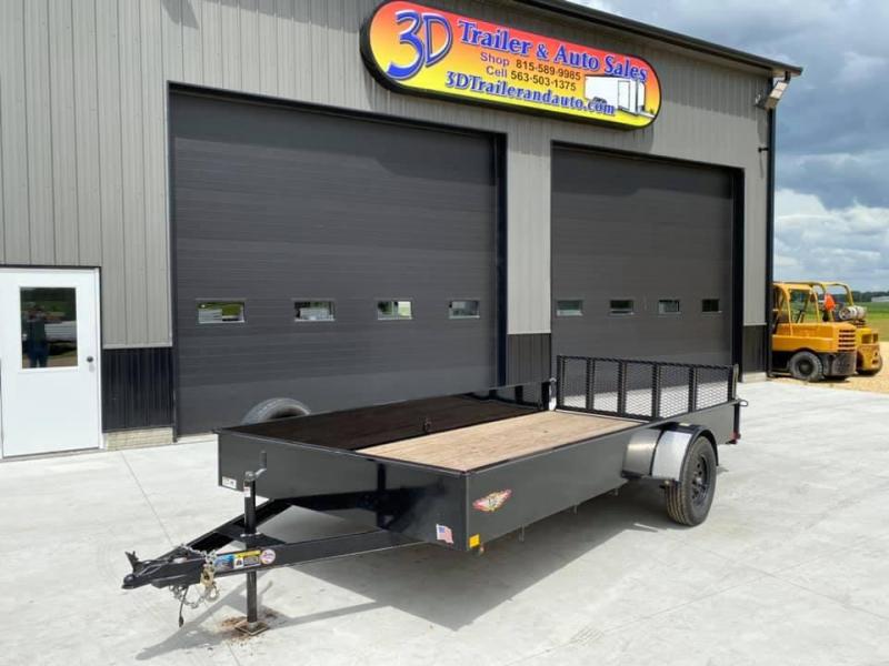 2019 H & H 82" x 14' Solid Side Utility Trailer w/ Assisted Gate 2019 H & H 82" x 14' Solid Side Utility Trailer w/ Assisted Gate