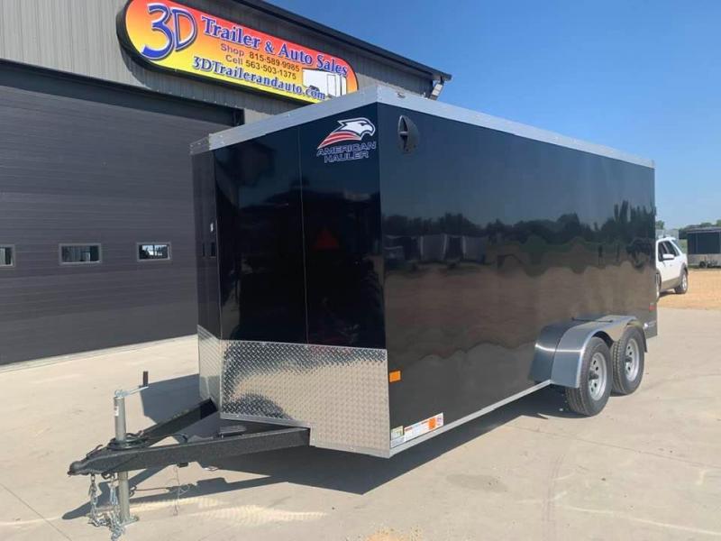 2022 American Hauler 7' x 16' x 6'6 7k Night Hawk UTV PACKAGE Enclosed Trailer 2022 American Hauler 7' x 16' x 6'6 7k Night Hawk UTV PACKAGE Enclosed Trailer