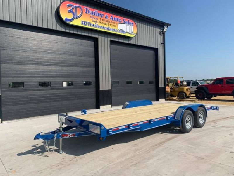 2021 Heartland 20' 7K GVWR Flat Bed Car Trailer 2021 Heartland 20' 7K GVWR Flat Bed Car Trailer