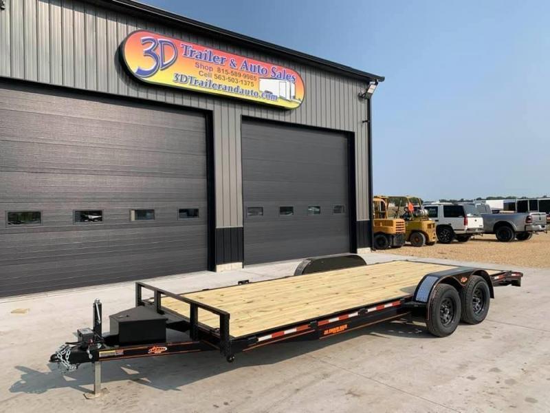 2021 Chase Trailers 20' 7K Loaded Flatbed Car Trailer 2021 Chase Trailers 20' 7K Loaded Flatbed Car Trailer