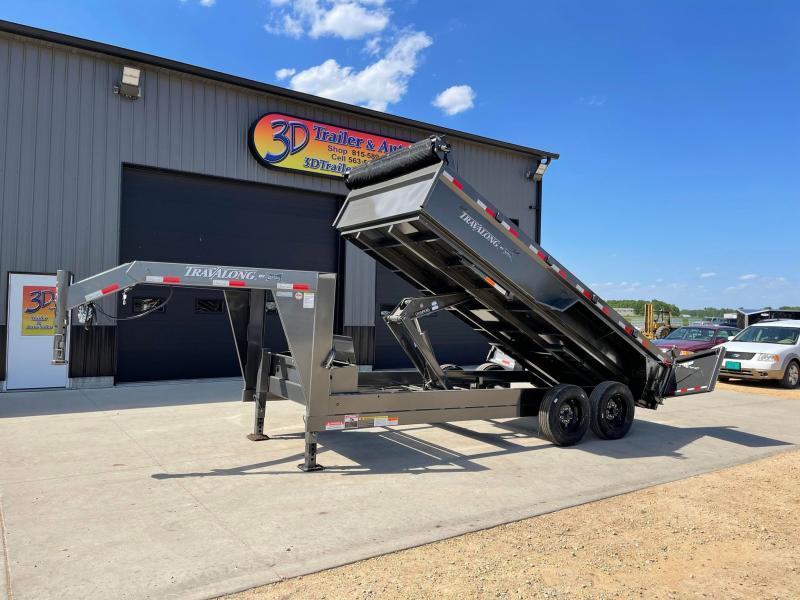 2023 Travalong 82" X 16' 16K Gooseneck Commercial Dump Bed Trailer 3d Trailer & Auto Your