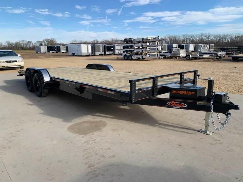 2022 Chase Trailers 22' 10K Loaded Flatbed Car Trailer 2022 Chase Trailers 22' 10K Loaded Flatbed Car Trailer