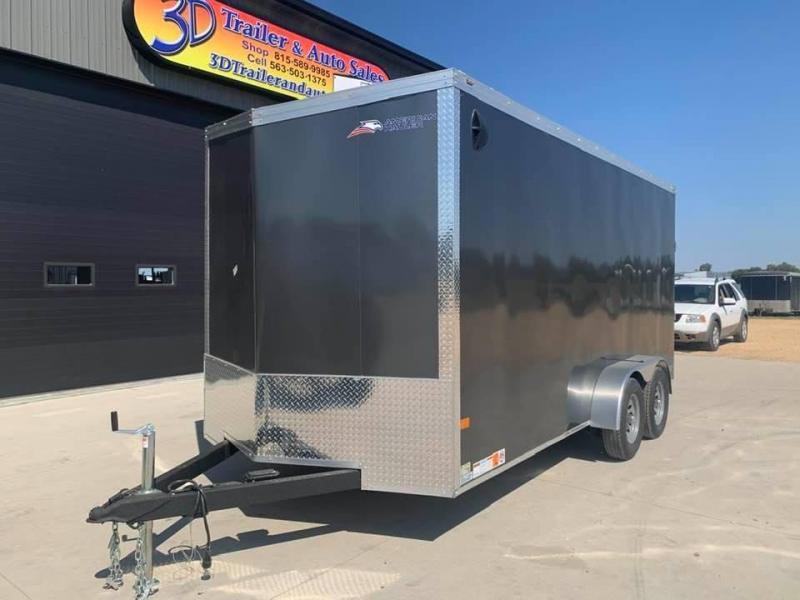 2022 American Hauler 7' x 16' x 7' 7k Night Hawk UTV PACKAGE Enclosed Trailer 2022 American Hauler 7' x 16' x 7' 7k Night Hawk UTV PACKAGE Enclosed Trailer