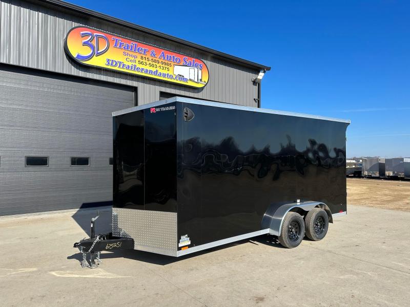 2024 RC Trailers RDLX 7' X 16' X 7' BARN DOOR Enclosed Trailer 3d Trailer & Auto Your local
