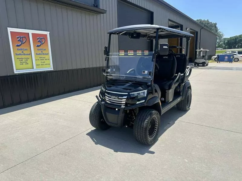 2026 Epic E40FX 51V LITHIUM FORWARD FACING 4-SEATER Golf Cart by ICON Electric Vehicle! LOADED AND STREET LEGAL!