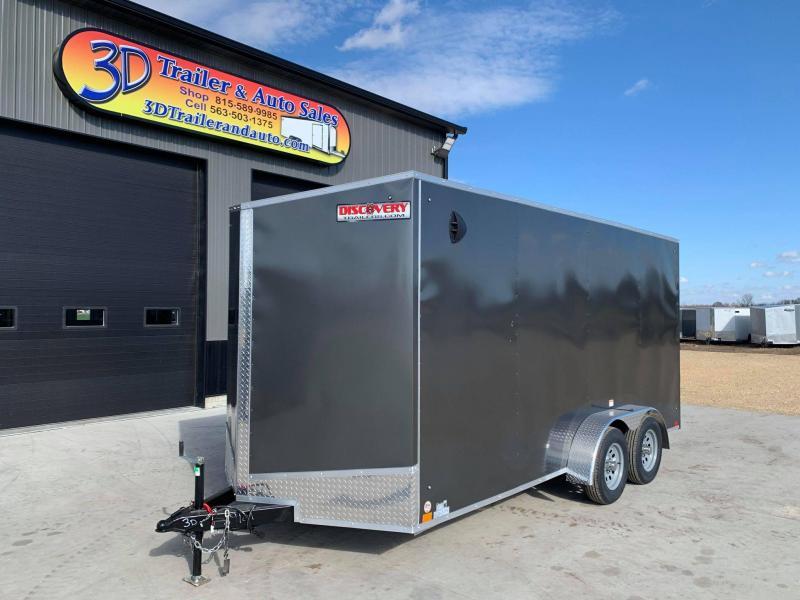2022 Discovery 7' x 16' x 7' Rover ET Enclosed Trailer w/ Ramp 2022 Discovery 7' x 16' x 7' Rover ET Enclosed Trailer w/ Ramp