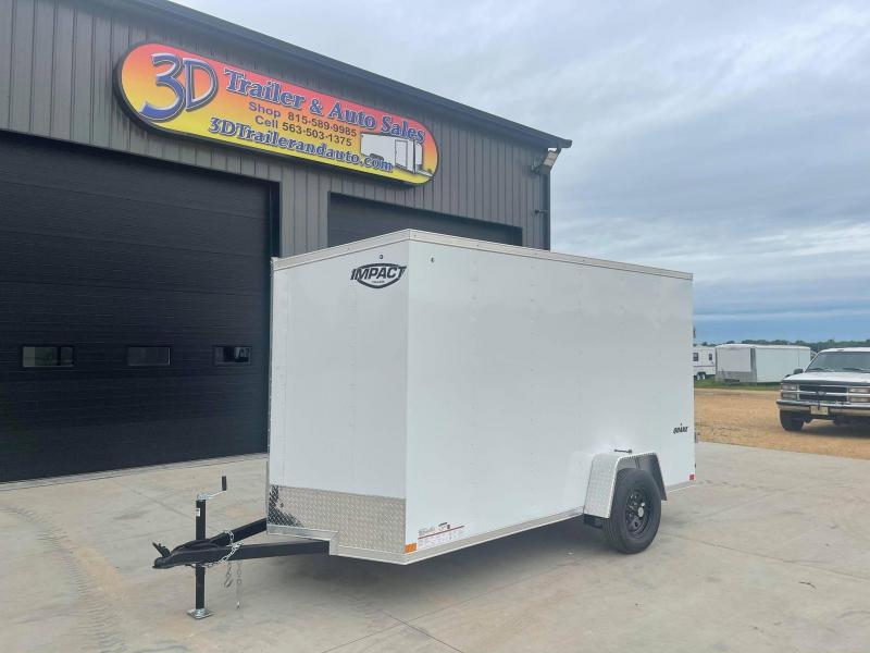 2023 Impact 6' x 12' x6'6"' Quake Enclosed Cargo Trailer 2023 Impact 6' x 12' x6'6"' Quake Enclosed Cargo Trailer