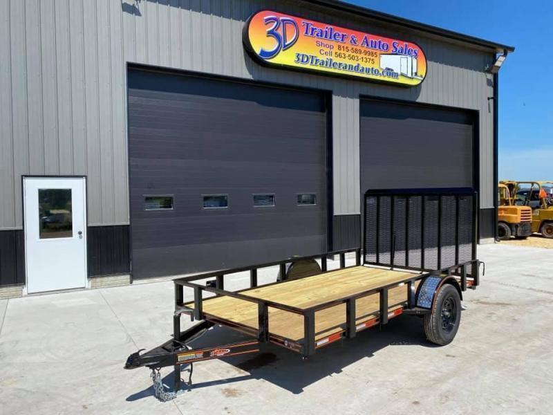 2023 Chase Trailers 6.5' x 12' Open Utility Trailer w/ 4' Assisted Gate