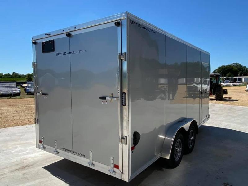 2022 CARGO PRO 7.5' X 16' X 6'10" Stealth Ramp Door Extra Tall Aluminum Enclosed Cargo Trailer 2022 CARGO PRO 7.5' X 16' X 6'10" Stealth Ramp Door Extra Tall Aluminum Enclosed Cargo Trailer
