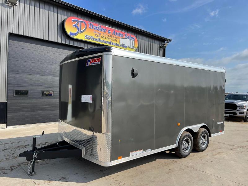 2023 Pace American 8.5' x 16' x 7' 10K GVW Cargo Sport Extra Tall PREMIUM Enclosed Trailer 2023 Pace American 8.5' x 16' x 7' 10K GVW Cargo Sport Extra Tall PREMIUM Enclosed Trailer