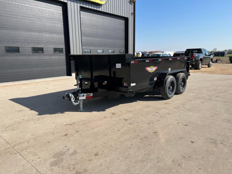 2023 H & H Trailers 76" X 12' 10K Dump Trailer 3d Trailer & Auto