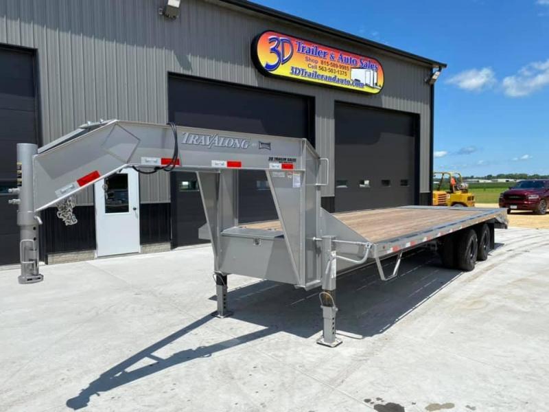 2020 Travalong 27' Gooseneck Deckover 24K GVWR w/ Full Width Monster Ramps 2020 Travalong 27' Gooseneck Deckover 24K GVWR w/ Full Width Monster Ramps
