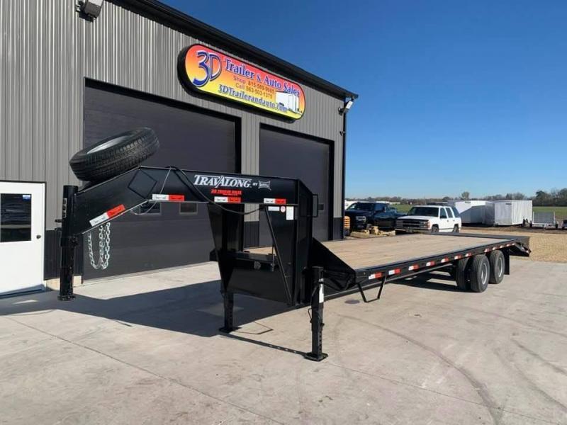 2021 Travalong 31' Gooseneck Deckover 20K GVWR w/ Full Width Ramps 2021 Travalong 31' Gooseneck Deckover 20K GVWR w/ Full Width Ramps