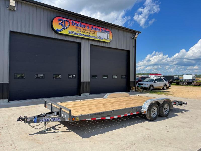 83" X 20' 7K Loaded Flatbed Car Hauler 18' Flat 2' Dovetail 83" X 20' 7K Loaded Flatbed Car Hauler 18' Flat 2' Dovetail
