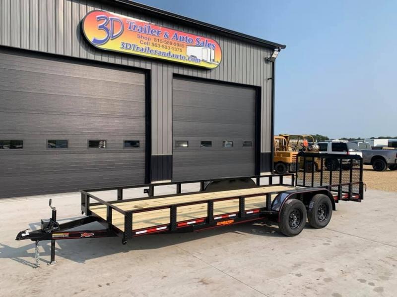 2021 Chase Trailers 6.5 x 20' w/ 3' Gate Open Utility Trailer w/ 2' Dovetail 2021 Chase Trailers 6.5 x 20' w/ 3' Gate Open Utility Trailer w/ 2' Dovetail