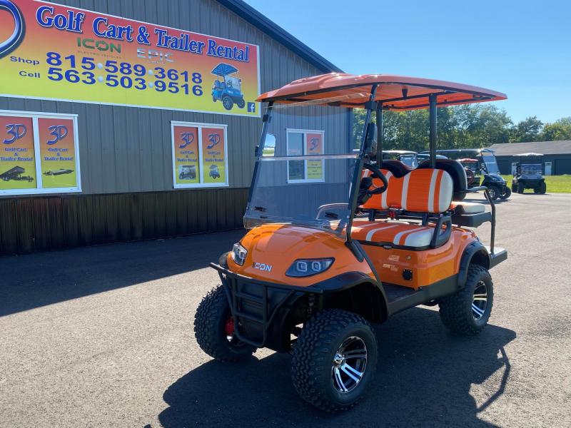 2022 ICON I40L 48v ELECTRIC GOLF CART 4 SEATER LIFTED LOADED & STREET