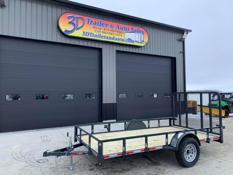 2021 Heartland 6.5 x 12' Utility Trailer 3500lb GVWR 2021 Heartland 6.5 x 12' Utility Trailer 3500lb GVWR