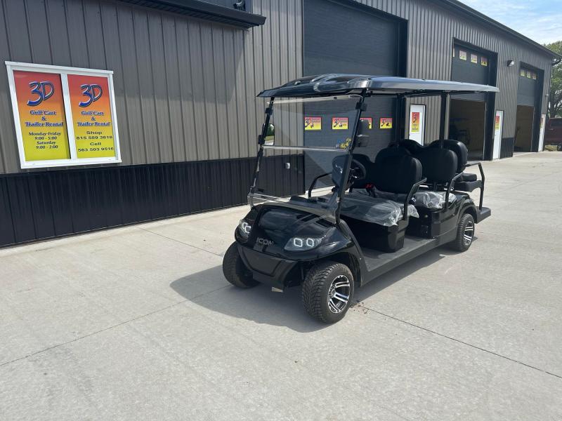 2023 ICON I60 48v ELECTRIC GOLF CART 6SEATER LOADED & STREET LEGAL! 3d Trailer & Auto Your